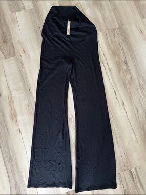 SKIMS Onyx Soft Lounge Fold-Over Pant NWT